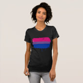 Bisexual Pride Colors T-shirt (Voorkant volledig)