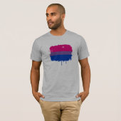 Bisexual Pride Colors T-shirt (Voorkant volledig)