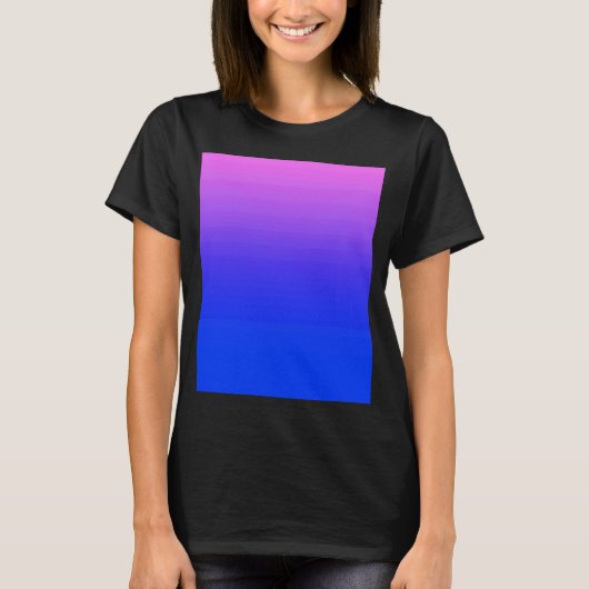 Bisexual Pride Colors T-shirt (Voorkant)