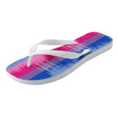 BISEXUAL PRIDE DISTRESSED DESIGN -.png Teenslippers (Schuin)