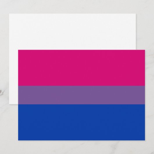 Bisexual Pride Flag (Voorkant / Achterkant)