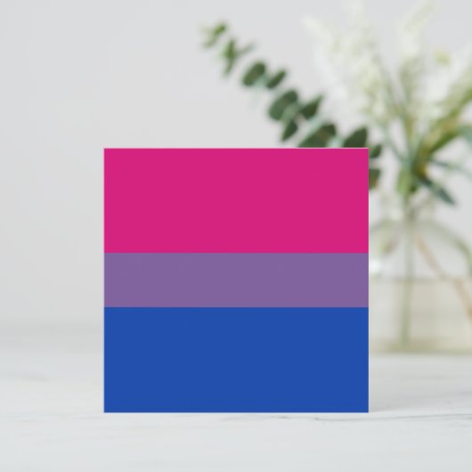 Bisexual Pride Flag (Staand voorkant)
