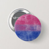 Bisexual pride flag badge ronde button 5,7 cm (Voorkant /achterkant)