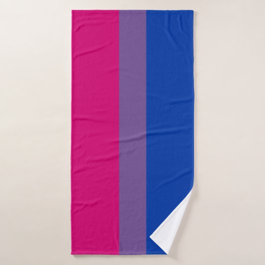 Bisexual Pride Flag Badhanddoek (Badhanddoek)