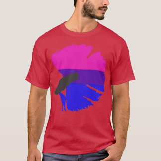 Bisexual Pride Flag Betta Fish T-shirt