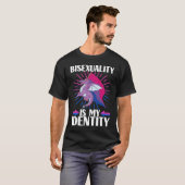 Bisexual Pride Flag Bisexual Dragon T-shirt (Voorkant volledig)