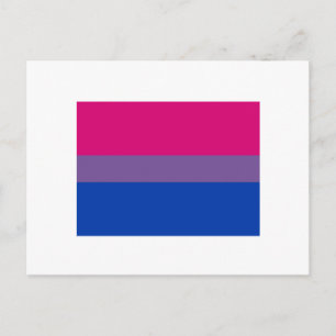 Bisexual Pride Flag Briefkaart