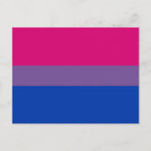 Bisexual Pride Flag Briefkaart (Voorkant)