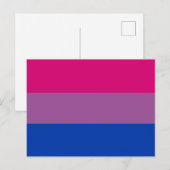 Bisexual Pride Flag Briefkaart (Voorkant / Achterkant)