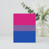 Bisexual Pride Flag Briefkaart (Staand voorkant)