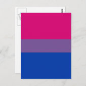 Bisexual Pride Flag Briefkaart (Voorkant / Achterkant)