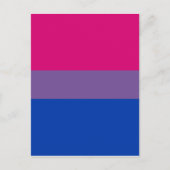 Bisexual Pride Flag Briefkaart (Voorkant)