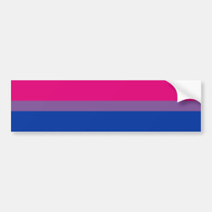 Bisexual Pride Flag  Bumpersticker