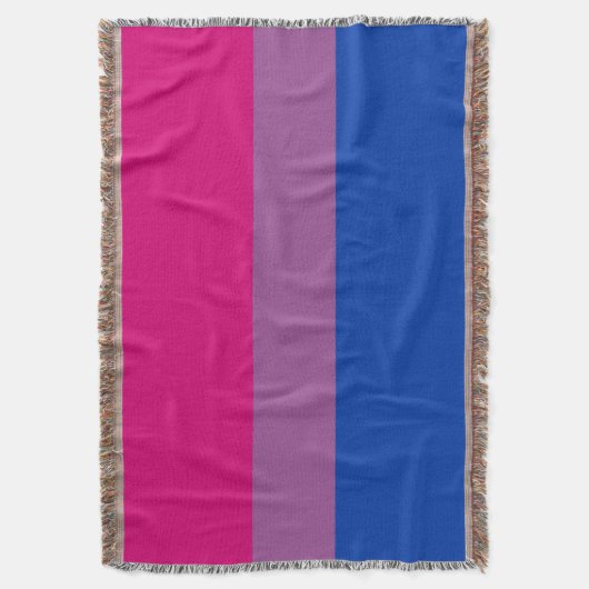 Bisexual Pride Flag Deken (Voorkant Verticaal)