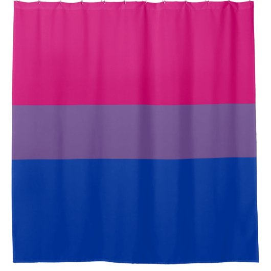 Bisexual Pride Flag Douchegordijn (Voorkant)