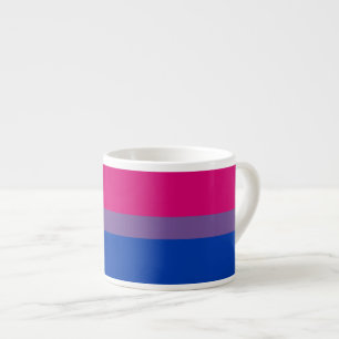 Bisexual Pride Flag Espresso Kop