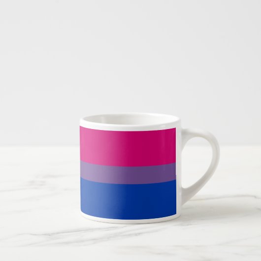Bisexual Pride Flag Espresso Kop (Rechts)
