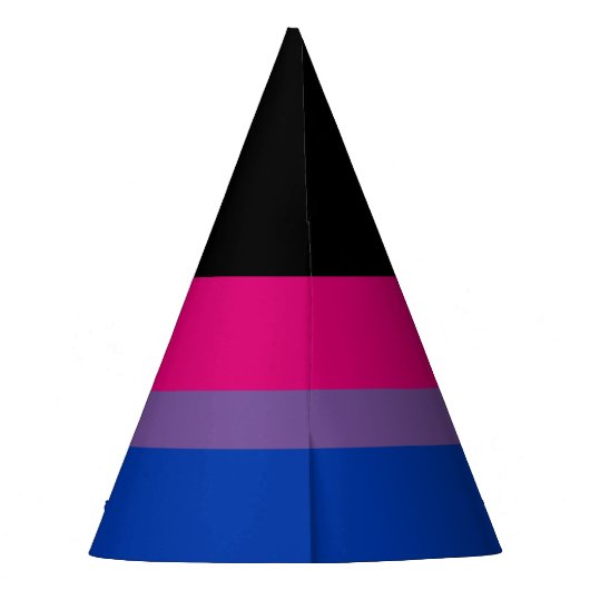Bisexual Pride Flag Feesthoedjes (Achterkant)