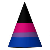 Bisexual Pride Flag Feesthoedjes (Voorkant)