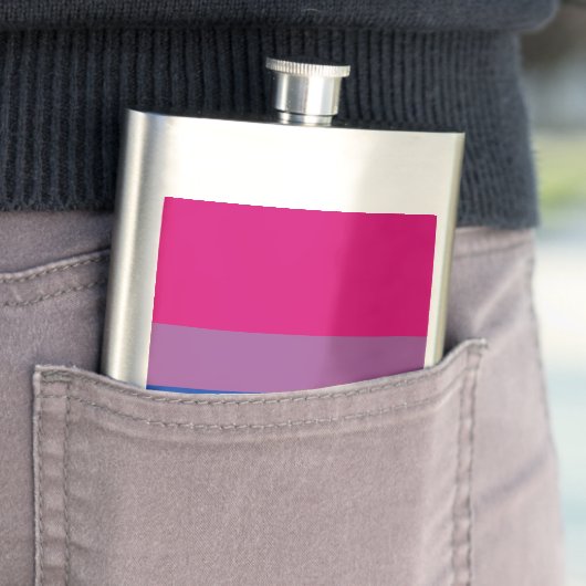 Bisexual Pride Flag Flacon (Voorbeeld)