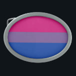 Bisexual Pride Flag Gesp<br><div class="desc">De vlag van de biseksuele pride werd in 1998 ontworpen om de biseksuele gemeenschap een eigen symbool te geven dat vergelijkbaar is met de Gay Pride vlag van de grotere LGBT-gemeenschap en om de zichtbaarheid van biseksuelen te vergroten, zowel onder de samenleving als geheel als binnen de LGBT-gemeenschap. De dieproze...</div>