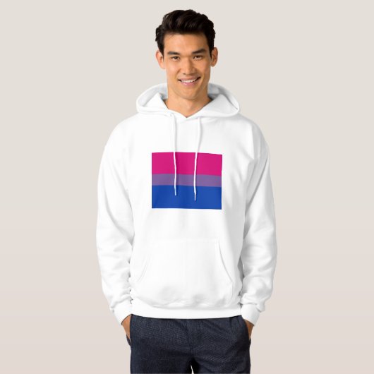 Bisexual Pride Flag Hoodie (Voorkant volledig)