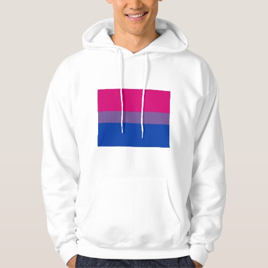 Bisexual Pride Flag Hoodie (Voorkant)