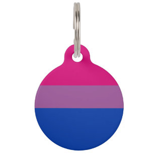 Bisexual Pride Flag Huisdierpenning