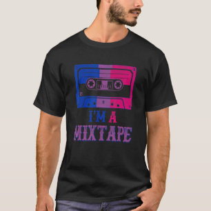 Bisexual Pride Flag I'm a Mixtape Mannen Women Gay T-shirt