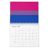 Bisexual Pride Flag Kalender (Feb 2027)