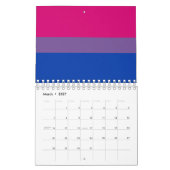 Bisexual Pride Flag Kalender (Mar 2027)