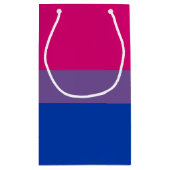 Bisexual Pride Flag Klein Cadeauzakje (Achterkant)