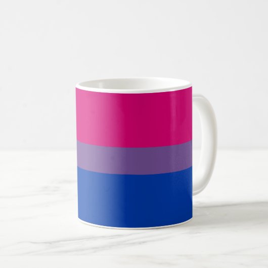 Bisexual Pride Flag Koffiemok (Voorkant rechts)