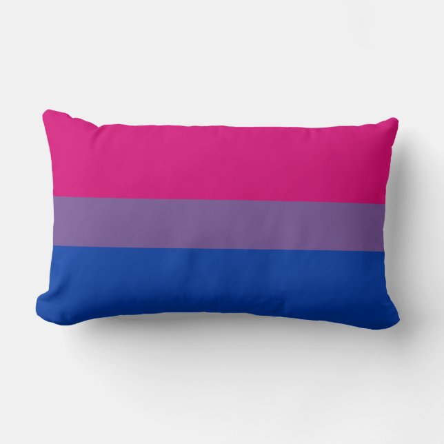 Bisexual Pride Flag Kussen (Voorkant)