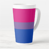 Bisexual Pride Flag Latte Mok (Rechterhoek)
