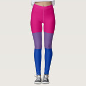 Bisexual Pride Flag Leggings (Voorkant)