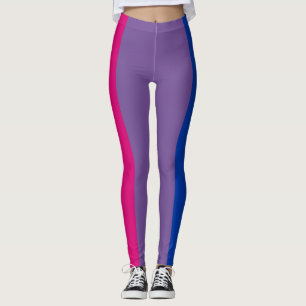 Bisexual Pride Flag LGBT - Verticale streep Leggings