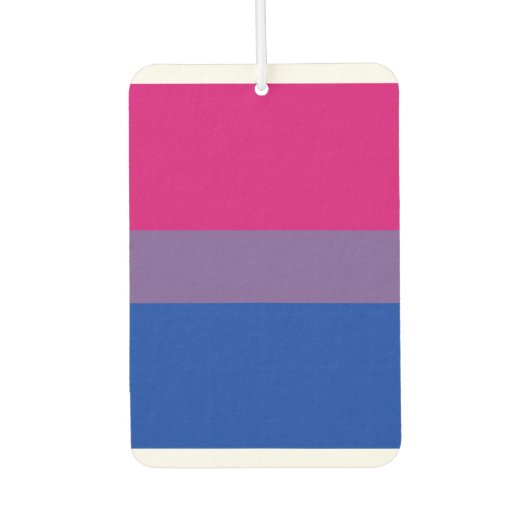 Bisexual Pride Flag Luchtverfrisser (Voorkant)