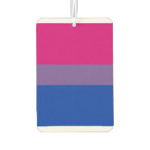 Bisexual Pride Flag Luchtverfrisser (Achterkant)