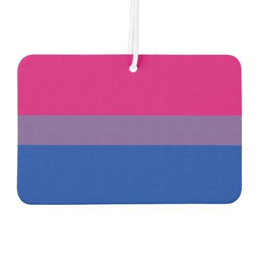 Bisexual Pride Flag Luchtverfrisser (Achterkant)