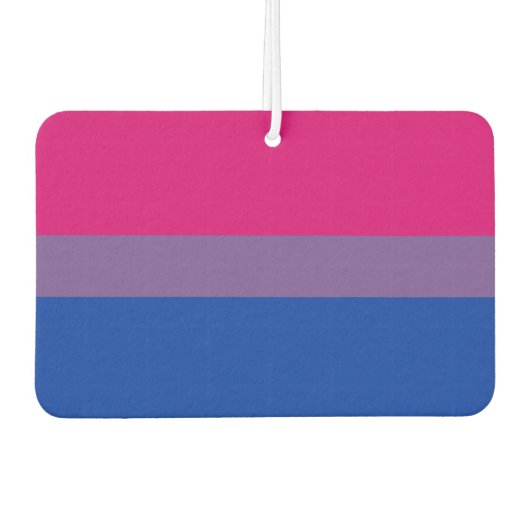 Bisexual Pride Flag Luchtverfrisser (Voorkant)