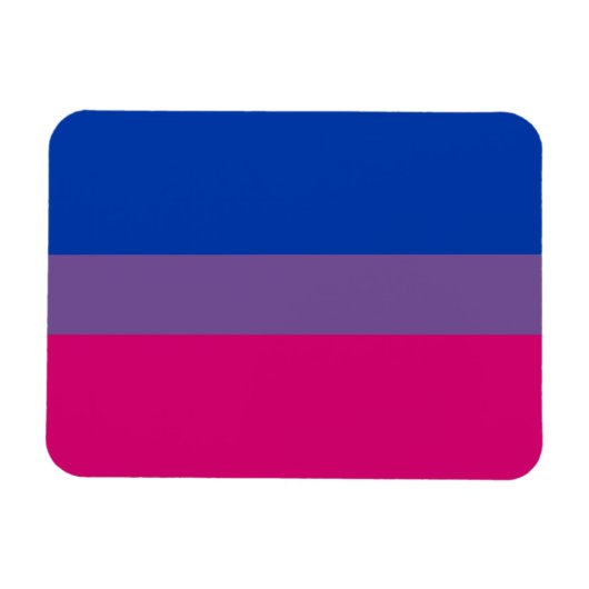 Bisexual Pride Flag Magneet (Horizontaal)
