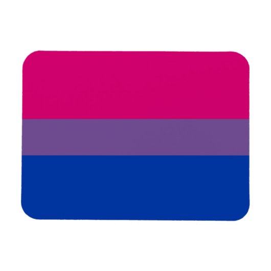 Bisexual Pride Flag Magneet (Horizontaal)