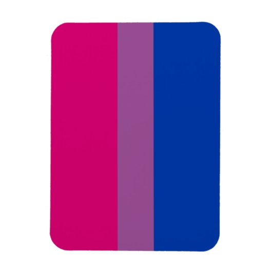 Bisexual Pride Flag Magneet (Verticaal)