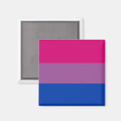 Bisexual Pride Flag Magneet (Voorkant / Achterkant)