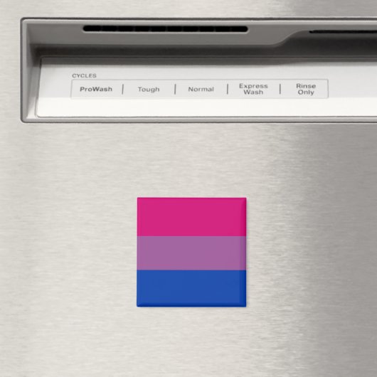 Bisexual Pride Flag Magneet (Insitu (Vaatwasser))