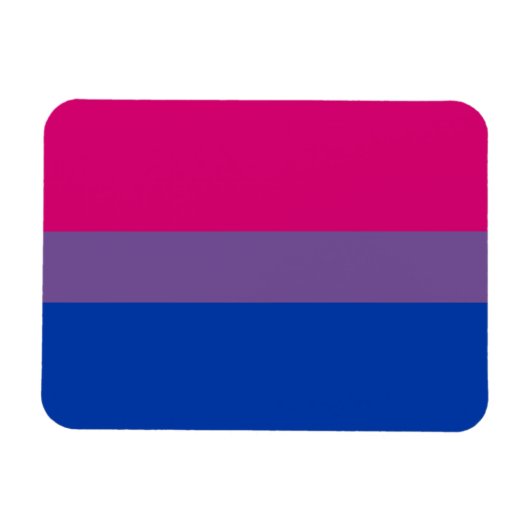 Bisexual Pride Flag Magneet (Horizontaal)