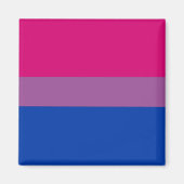 Bisexual Pride Flag Magneet (Voorkant)