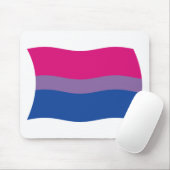 Bisexual Pride Flag Mousepad Muismat (Met muis)