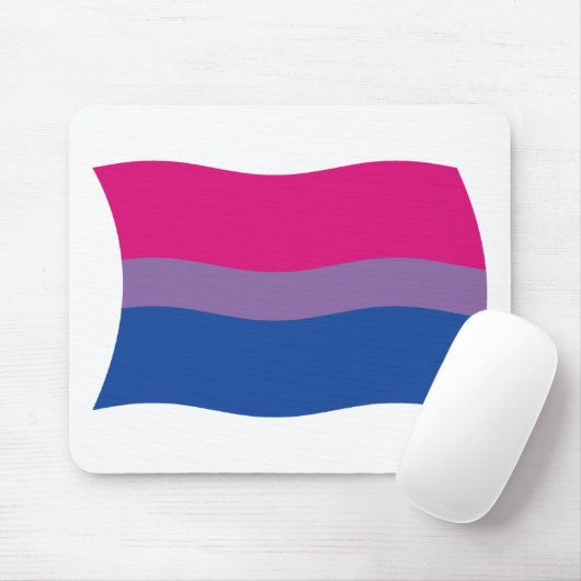 Bisexual Pride Flag Mousepad Muismat (Met muis)